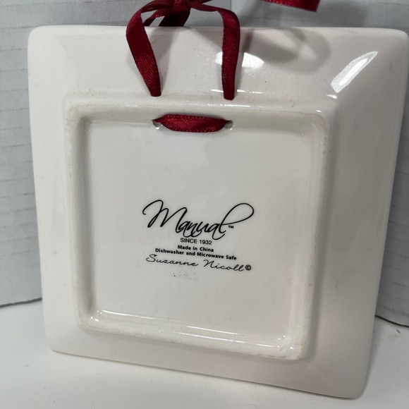 Manual Susanne Nicoll Vintage Orchard Pears Apple Grapes Peaches Plate Set‎ (4) - Picture 6 of 11